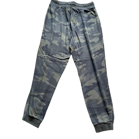 Splendid Womens Pants sz M Green Camo Soft Comfy Pull On Joggers - Picture 3 of 6